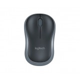 Logitech B175 Advance 2.4GHZ Wireless High Durability USB Optical Mouse - Black