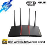 ASUS Router RT-AX55 AX1800 Dual Band WiFi 6 Router AI-Mesh MU-MIMO and OFDMA RT-AX55