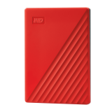 WD Western Digital My Passport 1TB Slim Portable External Hard Disk USB 3.0 With WD Backup Software & Password Protection - Red