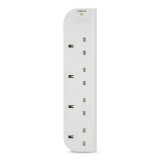 Belkin Economy Series 4-Socket 3M Surge Protector - White (F9E400SA3M)