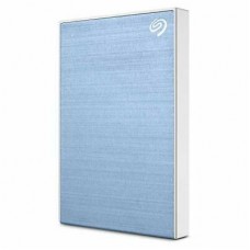Seagate 1TB (Blue) Backup Plus Slim Aluminium Texture Portable External Hard Disk Drive