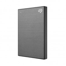 Seagate 1TB (Space Grey) Backup Plus Slim Aluminium Texture Portable External Hard Disk Drive