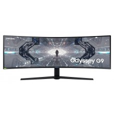 Samsung 49" Dual QHD Resolution with 1000R curvature, QLED, HDR1000, 240Hz refresh rate, G-Sync compatibles and FreeSync Premium Pro Gaming Monitor
