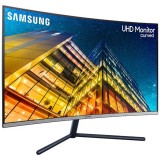 Samsung 32" 4K UHD VA V-Slim Metal Stand 60Hz 4ms Curved LED HDMI 2.0 Monitor - (U32R590CWE)