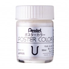 Pentel Poster Color U Pearl Silver 30ml (No.91)