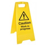 A-Standing Caution Sign - WORK IN PROGRE