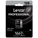 Lexar 1667X Professional 128GB V60 U3 SDXC UHS-II Memory Cards (up to 250MB/s read, 120MB/s write)