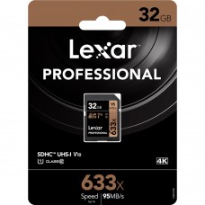 Lexar 633X Professional 32GB V10 U1 SDHC/SDXC UHS-I Memory Cards (up to 95MB/s)