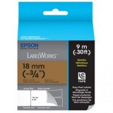Epson 18mm x 8m Blk on Gold Tape C53S655507 ( Item No: EPS LK-5KBM )