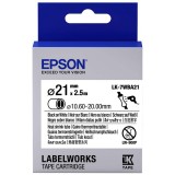 Epson Black on White, Heat Shrink, DIA.2(Item No:EPS LK-7WBA21)
