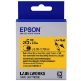 Epson Black on Yellow, Heat Shrink, DIA.(Item No:EPS LK-4YBA5)