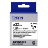 Epson Black on White, Heat Shrink, DIA.3(Item No:EPS LK-4WBA3)