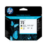 HP 72 Matte Black and Yellow Printhead (C9384A)