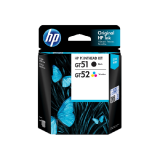 HP GT51/GT52 2-pack Black/Tri-color Printhead Replacement Kit