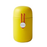 Joyoung 316L Stainless Steel Mini Portable Cute with Red String Thermal Flask - 320ml Yellow