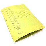 Manila Flat File U-Pin Spring Hook - No.350 Yellow A1R1B109
