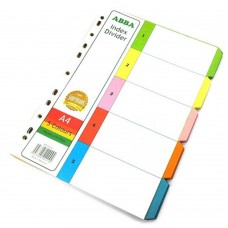 ABBA AB-22009 - 5 color 10 sets Index Divider