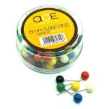 Map Pins - 6mm, 100pcs (mix color)