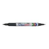 Artline EK041T Twin Permanent Marker 0.4&1.0mm - Black