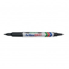 Artline EK041T Twin Permanent Marker 0.4&1.0mm - Black