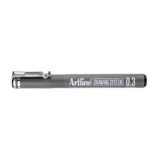 Artline Black Drawing System Pen 0.3mm (EK-233)