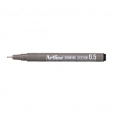 Artline Black Drawing System Pen 0.5mm (EK-235)