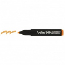 Artline 660 Highlighter EK660 - Fluorescent Orange
