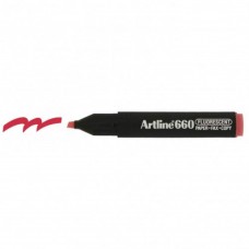 Artline 660 Highlighter EK660 - Fluorescent Red