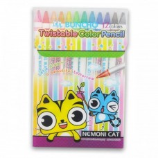BUNCHO TWISTABLE COLOUR PENCILS 12COL