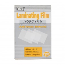 CBE 65 X95mm- 200micron LaminatingFilm