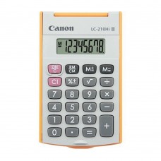 Canon LC-210Hi-OR 8 Digits Pocket Calculator with Cover Orange