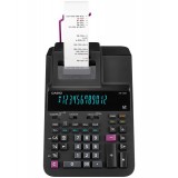 Casio Printing Calculator - 12 Digits, 2-Color Printing, Tax Calculation, Black (DR-120R-BK)