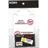 KENO Table Top Sign  NO SMOKING