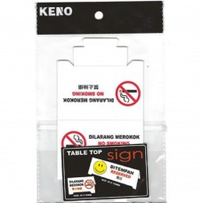 KENO Table Top Sign  NO SMOKING