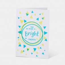 Letterpress Card - Your Future Is Bright