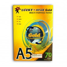 Lucky Star Gold Paper - A5 Size 70gsm (900sheets/Pack)