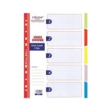 Finepap Plastic Index Divider 5 Tabs (S6207)