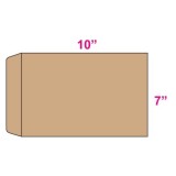 Brown Envelope - Manila - 7-inch x 10-inch