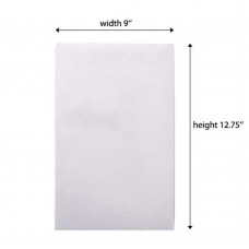 White Envelope-100gsm-250pcs 9inX12.75in