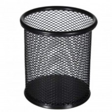 Pen Holder Round Mesh Pen Pot - Black (Item No: B01-24BK) A1R2B23