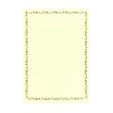 Kertas Sijil / Certificate Paper with Gold Border (100pcs)
