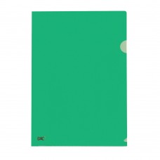 L Shape Transparent (Green) Document Holder File A4 Size
