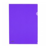 L Shape Transparent (Purple) Document Holder File A4 Size