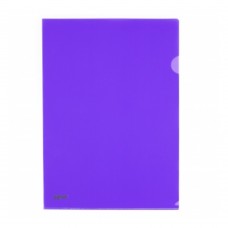 L Shape Transparent (Purple) Document Holder File A4 Size