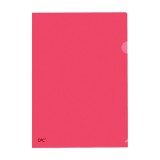 L Shape Transparent (Red) Document Holder File A4 Size