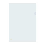 L Shape Transparent (White) Document Holder File A4 Size