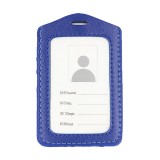 Leather Name Tag Potrait Blue (54x85mm)