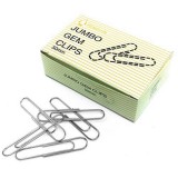 Penguin Jumbo Gem Paper Clips - 50mm - 100pcs (Item No: B03-07) A1R2B79