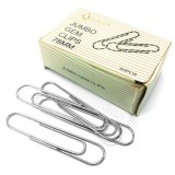 Penguin Jumbo Gem Paper Clips - 78mm - 50pcs (Item No:B03-08) A1R2B80