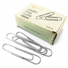 Penguin Jumbo Gem Paper Clips - 78mm - 50pcs (Item No:B03-08) A1R2B80